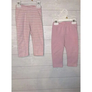 Toddler girl’s Jumping Beans pink fleece pants Size 18 months